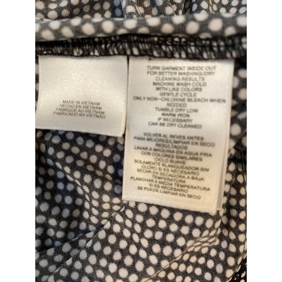 Jones New York Signature Womens 2X Black & White Geometric Print Long Tunic Top - Picture 4 of 6